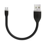 Satechi kábel Flexible USB to Micro USB 0.15m - Black ST-FCM6B