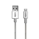 SBS - Kábel USB/Micro-USB, hliníkový, 1.5 m, strieborná TECABLEMICROFLEXYS