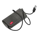 SBS - Kábel USB/Micro-USB, pletený s taškou, 1 m, čierna TECABLEMICROTRAVK