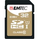 SDHC 32GB Cl10 UHS-I EliteGold EMTEC 3126170142085