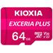 SDHC 64GB micro paměťová karta Kioxia EXCERIA PLUS M303, UHS-I (U3) V30 (100MB/s) Class 10 + adapté 4582563851009