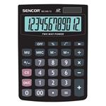 Sencor Kalkulačka SEC 340/12, čierna, stolová, dvanásťmiestna, duálne napájanie