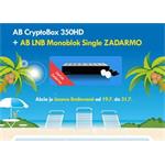 Set AB CryptoBox 350HD + LNB AB MNB 01Single ZADARMO