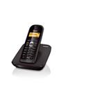 SIEMENS Gigaset AS200 - DECT/GAP bezdrôtový telefón, farba čierna