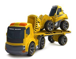 Silverlite Trailer Truck Plus Buldozer, nákladiak s buldozérom na diaľkové ovládanie, RC model