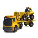Silverlite Trailer Truck Plus Buldozer, n�kladiak s buldoz�rom na dia�kov� ovl�danie, RC model