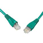 SOLARIX patch kabel CAT5E UTP PVC 1m zelený non-snag proof