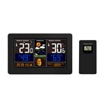 Solight Meteostanica, aplikácia Smart Life, extra veľký farebný LCD, teplota, vlhkosť, tlak, USB nabíjanie, čie TE81WIFI