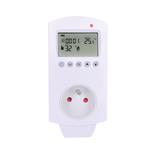 Solight termostaticky spínaná zásuvka, zásuvkový termostat, 230V/16A, režim vykurovania alebo chladenia, rôzne tepl DT40