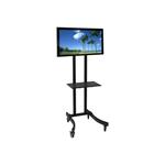 TECHLY Mobile TV stand/trolley for LED/LCD/PDP 32-70inch 40kg with shelf 102628