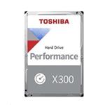 TOSHIBA HDD X300 6TB, SATA III, 7200 rpm, 256MB cache, 3,5", RETAIL HDWR460EZSTA