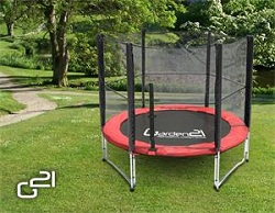 Trampolína G21 s ochrannou sítí 250cm TRA250