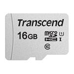 Transcend 16GB microSDHC 300S UHS-I U1 (Class 10) paměťová karta (s adaptérem) TS16GUSD300S-A