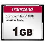 Transcend 1GB INDUSTRIAL TEMP CF180I CF CARD, (MLC) paměťová karta (SLC mode), 85MB/s R, 70MB/s W TS1GCF180I