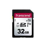 Transcend 32GB SDHC410M UHS-I U1 (Class 10) V10 A1 3K P/E MLC průmyslová paměťová karta (bez adaptéru), 95M TS32GSDC410M