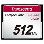 Transcend 512MB INDUSTRIAL CF300 CF CARD, high speed 300X paměťová karta (SLC) TS512MCF300