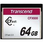Transcend 64GB CFast 2.0 CFX600 paměťová karta (MLC) TS64GCFX600