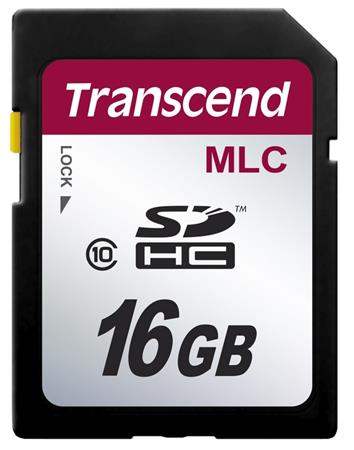Transcend Compact Flash 16GB SDHC Cl10 Industrial TS16GSDHC10M