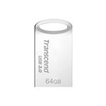 Transcend JetFlash 710 - Jednotka USB flash - 64 GB - USB 3.1 - stříbrná TS64GJF710S