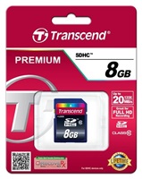 Transcend Ultimate - Pamě?ová karta flash - 8 GB - Class 10 - 200x - SDHC TS8GSDHC10