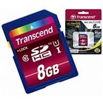 Transcend Ultimate - Pamě?ová karta flash - 8 GB - UHS Class 1 / Class10 - 133x - SDHC UHS-I TS8GSDHC10U1