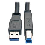 Tripplite Kabel USB-A / USB-B, USB 3.0, aktivní SuperSpeed Repeater (Samec/Samec), 7.62m U328-025