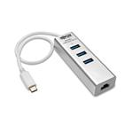 Tripplite Rozbočovač USB-C / 3x USB-A + Gbe, USB 3.0, bílá U460-003-3A1G