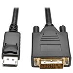 Tripplite Video kabel DisplayPort s aretací / DVI Dual Link (Samec/Samec), 1.8m P581-006-V2