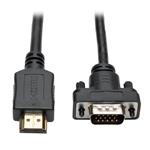 Tripplite Video kabel HDMI / VGA, Low-Profile HD15 (Samec/Samec), 0.9m P566-003-VGA