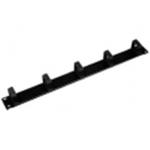 TRITON 19" vyväzovaci panel 1U 5x kovový trmen, Black