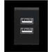 TRUST USB nabíječka Wall Charger (2x 5V/ 1A) - černá 20147