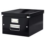Univerzální krabice Leitz Click&Store, velikost M (A4), černá 60440095