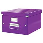 Univerzální krabice Leitz Click&Store, velikost M (A4), purpurová 60440062