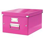 Univerzální krabice Leitz Click&Store, velikost M (A4), růžová 60440023