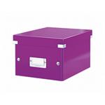 Univerzální krabice Leitz Click&Store, velikost S (A5), purpurová 60430062