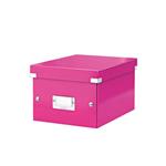 Univerzální krabice Leitz Click&Store, velikost S (A5), růžová 60430023