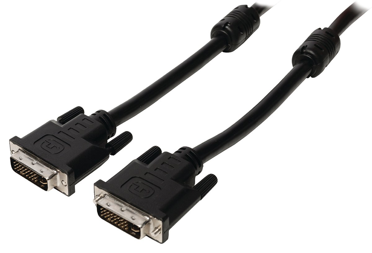 VALUELINE kabel DVI/ 24+5pinová zástrčka DVI-I - 24+5pinová zástrčka DVI-I/ černý/ 2m VLCP32050B20