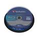 Verbatim BD-R, Dual Layer 50GB, cake box, 43746, 6x, 10-pack, pre archiváciu dát