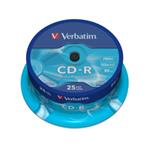 Verbatim CD-R, 43432, DataLife, 25-pack, 700MB, Extra Protection, 52x, 80min., 12cm, bez možnosti p