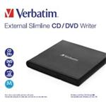 VERBATIM externí mechanika Slimline CD/DVD Writer USB - without NERO 53504