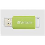 VERBATIM Flash Disk 32GB DataBar USB 2.0 Drive, zelená 49454