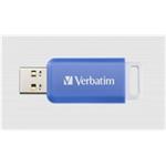 VERBATIM Flash Disk 64GB DataBar USB 2.0 Drive, modrá 49455