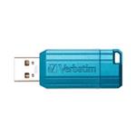 VERBATIM FLASH USB2.0 16GB HI-SPEED STORE'N'GO Pinstripe Caribbean Blue 49068