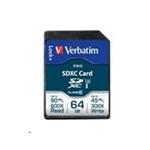 Verbatim pamäťová karta SDXC Pro, 64GB, SDXC, 47022, UHS-I U3