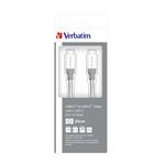 Verbatim USB-C 3.1 na USB-C 3.1 30cm, SYNC + CHARGE stříbrný 0023942488675