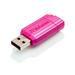 Verbatim USB flash disk, 2.0, 32GB, PinStripe USB, ružový, 49056