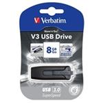 Verbatim USB flash disk, 3.0, 128GB, Store ,n, Go V3, čierny, 49189