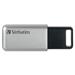 Verbatim USB flash disk, 3.0, 16GB, Secure Pro, strieborný, 98664, šifrovaný, GDPR