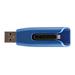 Verbatim USB flash disk, 3.0, 64GB, Store ,n, Go V3 MAX, modrý, 49807