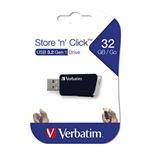 Verbatim USB flash disk, 3.2, 32GB, Store,N,Click, čierny, 49307